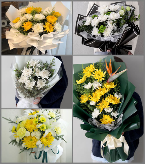 云南曲靖宣威市得禄乡白事花束代送